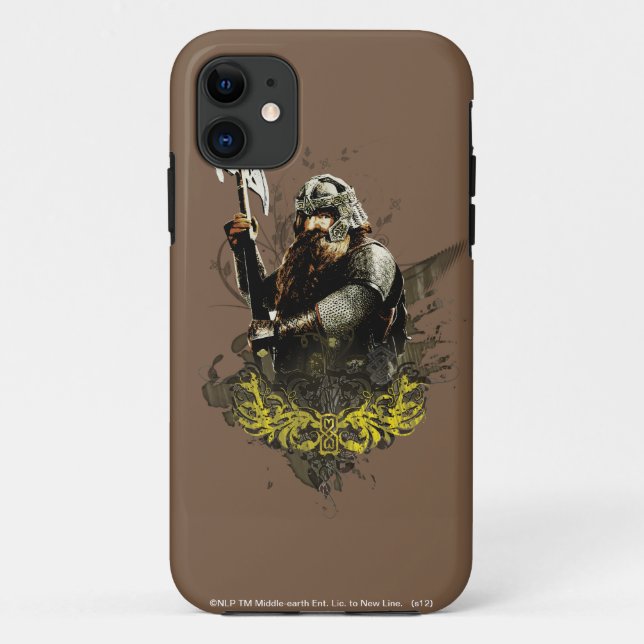 Capa Para iPhone 11 GIMLI™ Com Colagem De Vetor Ax (Verso)