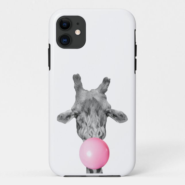 Capa Para iPhone 11 Girafa bubble (Verso)