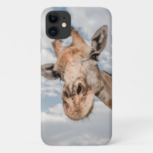 Capa Para iPhone 11 Girafa Curiosa