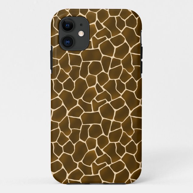 Capa Para iPhone 11 Girafa Localiza Impressão de Pele Animal Safari Se (Verso)