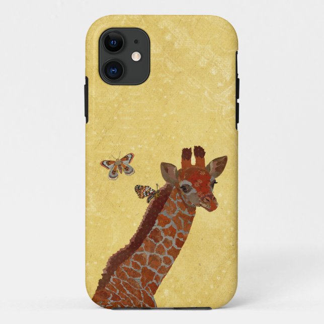 CAPA PARA iPhone 11 GIRAFFE & BUTTERFLIS (Verso)