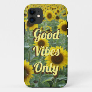 Capa Para iPhone 11 Girassóis Brilhantes Apenas Bons Víblios