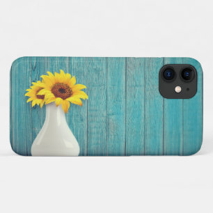 Capa Para iPhone 11 Girassóis num vaso
