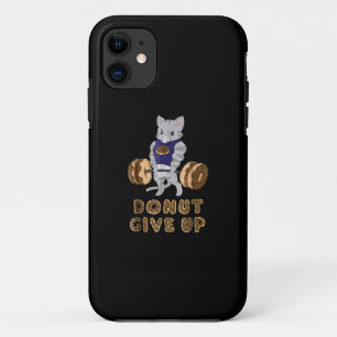 Capa Para iPhone 11 Giro de Rosquinha de Elevação de Cabeça de Gato
