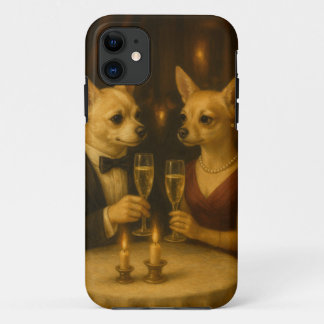 Capa Para iPhone 11 Gizmo’s Romantic Dinner – Champagne & Love