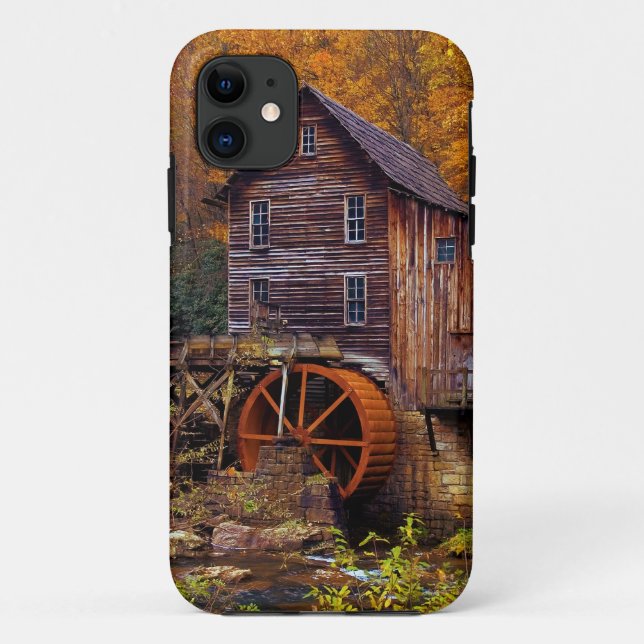 Capa Para iPhone 11 Glade Creek Grist Mill (Verso)