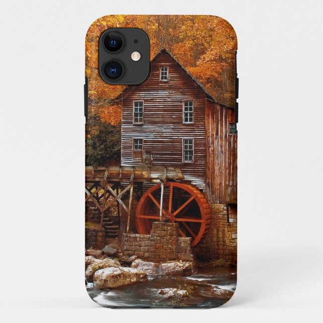 Capa Para iPhone 11 Glade Creek Grist Mill (Verso)