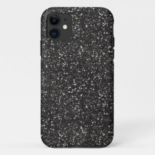 Capa Para iPhone 11 Glitter Na moda de Cinza de prata escuro