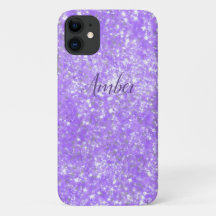 Glitter Roxo Sparkle Personalizado Elegante
