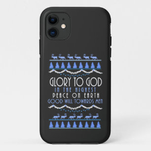 Capa Para iPhone 11 Glória a Deus no Máximo