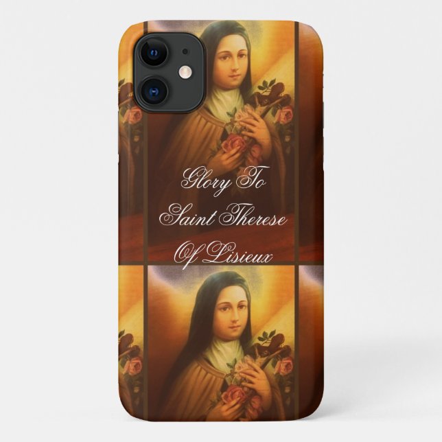 Capa Para iPhone 11 glória para o santo (Verso)