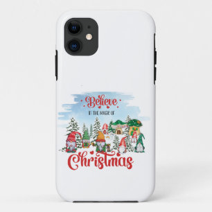 Capa Para iPhone 11 Gnomo Bonito Celebrando Férias de Natal