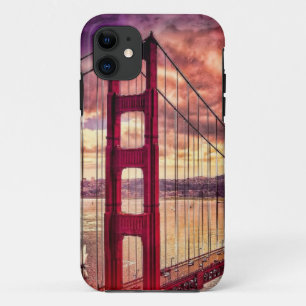 Capa Para iPhone 11 Golden gate bridge em San Francisco, Califórnia