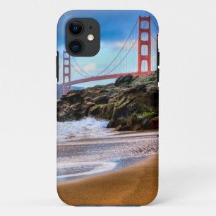 Capa Para iPhone 11 Golden gate bridge no por do sol