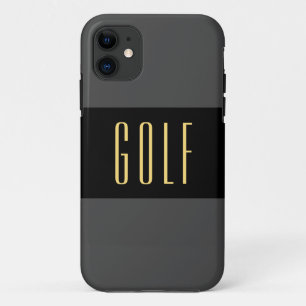 Capa Para iPhone 11 GOLF Moderno Largo Cinza Esportiva Negra