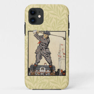 Capa Para iPhone 11 Golfe Golfista Vintage Antigo Golfe