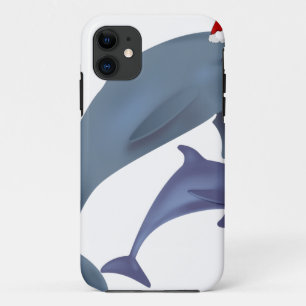 Capa Para iPhone 11 golfinhos papais noeis
