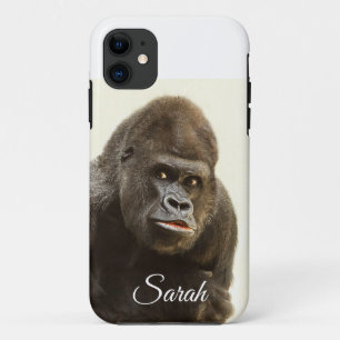Capa Para iPhone 11 Gorilla Animal Art Personalizado