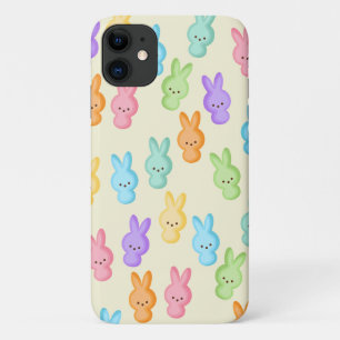 Capa Para iPhone 11 Gostosuras de marshmallow de coelho da Páscoa