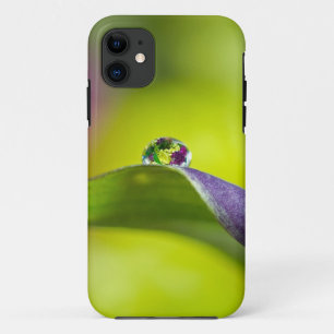 Capa Para iPhone 11 gota de água floral