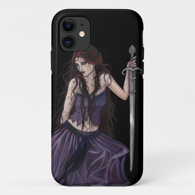 Capa Para iPhone 11 Gothic Fantasy Morgan Le Fay (Verso)
