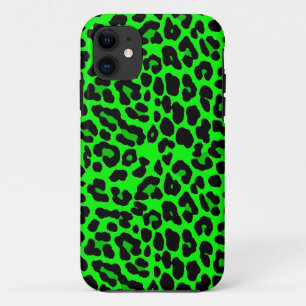Capa Para iPhone 11 Gótico do punk do impressão do leopardo do verde