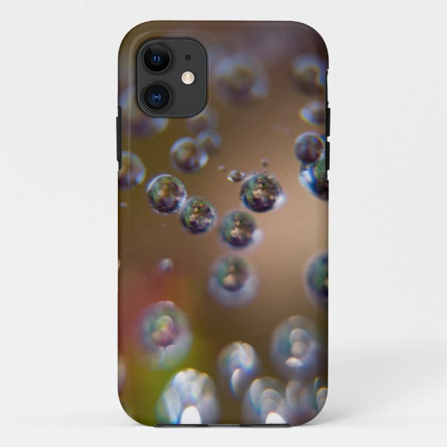 Capa Para iPhone 11 Gotículas de Água-Água em Movimento (Verso)