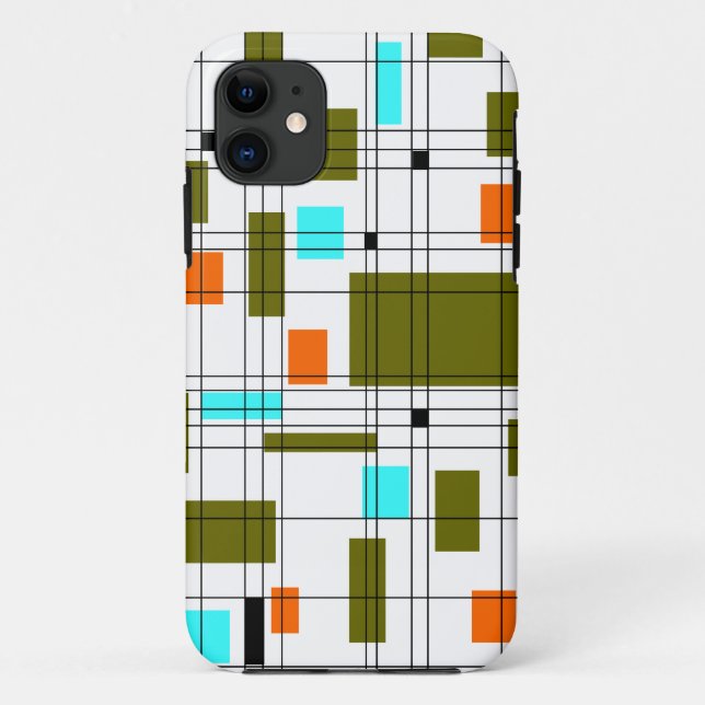 Capa Para iPhone 11 Grade do Meio do Século (Verso)