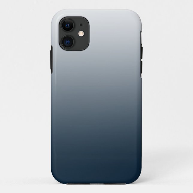 Capa Para iPhone 11 Gradiente azul (Verso)