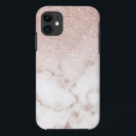 Capa Para iPhone 11 Gradiente de mármore branco brilhante Rosa, Dourad<br><div class="desc">Este design elegante e feminino perfeito para a moda da moda e na moda. Ele apresenta um gradiente rosa dourado cintilante brilhante e falsa em cima de um fundo rosa cor-de-rosa e do padrão de pedra mármore branca. É glamouroso, chico, luxuoso, moderno e clássico. ***NOTA DE DESIGN IMPORTANTE: Para qualquer...</div>