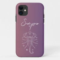 Gradiente de sinal de estrela do horóscopo Scorpio