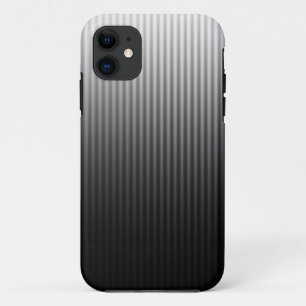 Capa Para iPhone 11 Gradiente Legal Na moda Trendy Black & White Strip
