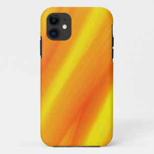 Capa Para iPhone 11 Gráfico de faixas de pintura de cores quentes