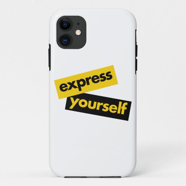 Capa Para iPhone 11 Gráfico moderno, vibrante e ousado de se Expressar (Verso)