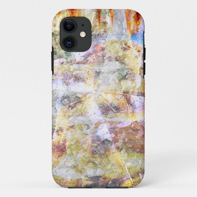 Capa Para iPhone 11 Grafite de remoção colorida (Verso)