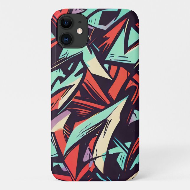 Capa Para iPhone 11 Grafite moderno (Verso)