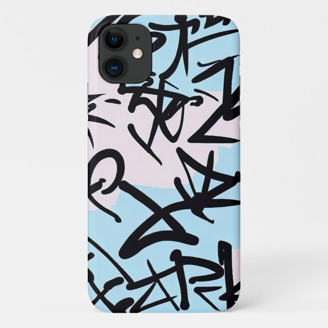 Capa Para iPhone 11 Grafite moderno (Verso)