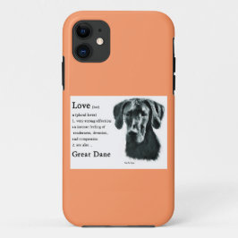 Capa Para iPhone 11 Grande Dane Love