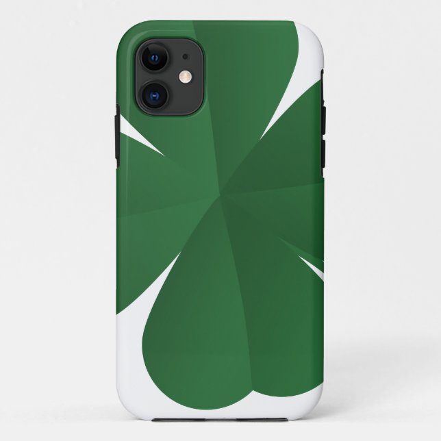 Capa Para iPhone 11 Grande Quatro Folhas (Verso)