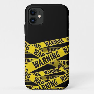 Capa Para iPhone 11 Gravação da cena do crime de aviso