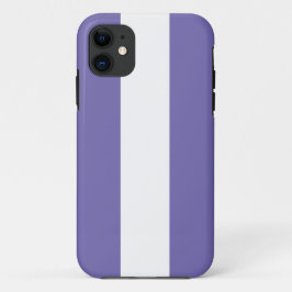 Capa Para iPhone 11 Greve Branca de Torção Náutica Periwinkle