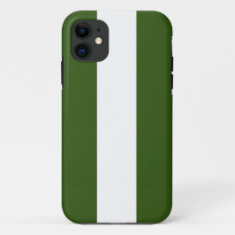 Capa Para iPhone 11 Greve de Corridas Brancas Verde da Floresta Esport