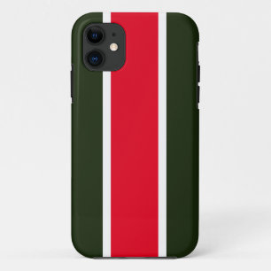 Capa Para iPhone 11 Greve de Floresta Moderna Vermelha Brilhante e Neg