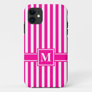 Capa Para iPhone 11 Greve Moderna Rosa com Monograma