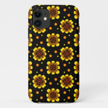 Groovy 70s Daisy Flower Power Pattern