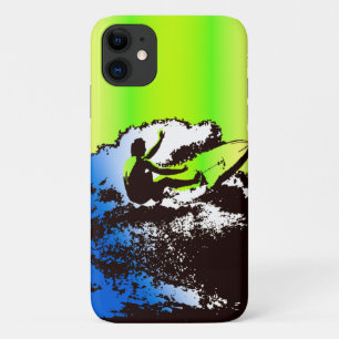 Capa Para iPhone 11 Groovy Havaiian Surfer 1960 - Limão