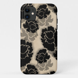 Capa Para iPhone 11 Grungy Floral Decadence BT iPhone 5 Caso, Marfim