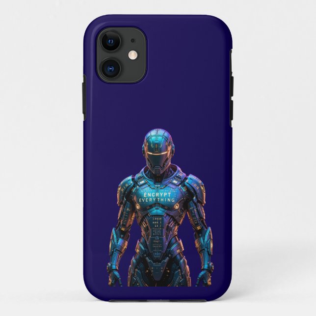 Capa Para iPhone 11 Guardião Criptografe Tudo (Verso)