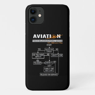 Capa Para iPhone 11 Guia de detecção de problemas de aviação do piloto