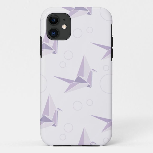 Capa Para iPhone 11 guindaste origami (Verso)